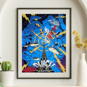 Phish - Dicks Sporting Goods Park Commerce City CO September 1 2022 - BLUE VARIANT - Live Concert Poster Wall Art Print - 172001
