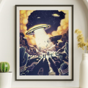 Phish - AK Chin Pavilion Phoenix AZ October 22 2022 - Live Concert Poster Wall Art Print - 172044