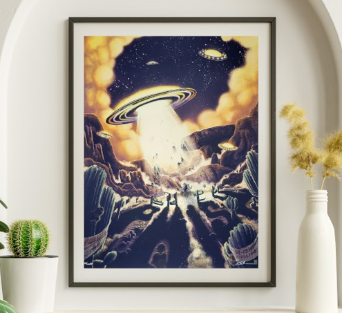 Phish - AK Chin Pavilion Phoenix AZ October 22 2022 - Live Concert Poster Wall Art Print - 172044