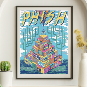 Phish - Dicks Sporting Goods Commerce City CO August 21 2023 - Live Concert Poster Wall Art Print - 172024