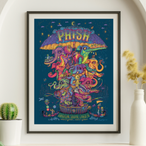 Phish - Madison Square Garden NY July 28 2023 - Live Concert Poster Wall Art Print - 172043