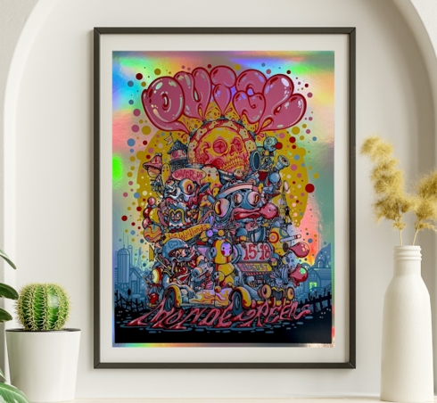 Phish - Woodlands Dover DE August 15 2024 NOT FOIL - Live Concert Poster Wall Art Print - 172012