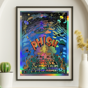 Phish - MVP Arena Albany NY October 25 2024 NOT FOIL - Live Concert Poster Wall Art Print - 172013