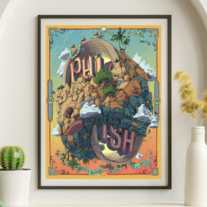 Phish - Hollywood Bowl Los Angeles CA April 25 2025 - Live Concert Poster Wall Art Print - 172027