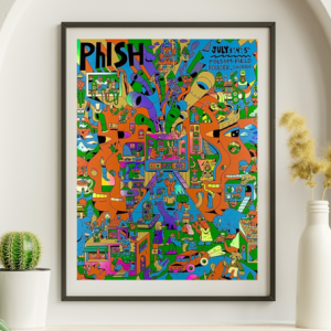 Phish - Folsom Field Boulder CO July 3 2025 NOT FOIL - Live Concert Poster Wall Art Print - 172026