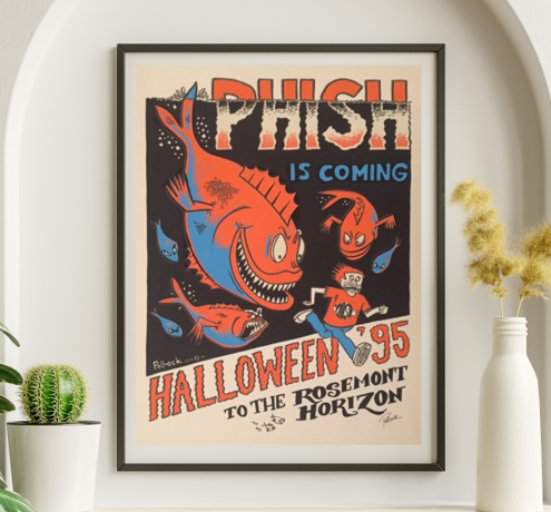 Phish - Rosemont Horizon Rosemont IL October 31 1995 - Live Concert Poster Wall Art Print - 172038