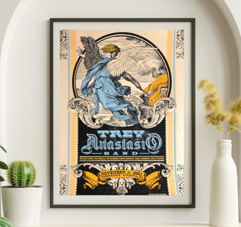 Trey Anastasio - Tabernacle Atlanta GA November 11 2011 - Live Concert Poster Wall Art Print - 200061