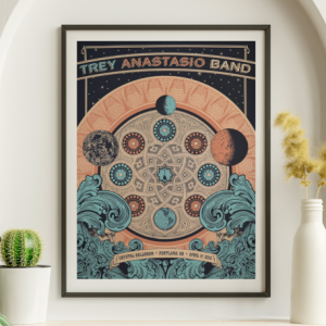 Trey Anastasio - Crystal Ballroom Portland OR April 17 2013 - Live Concert Poster Wall Art Print - 200041