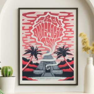 Trey Anastasio - Fox Theater Oakland CA November 4 2017- Live Concert Poster Wall Art Print - 200054