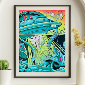 Billy Strings - St. Augustine Amphitheater St Augustine FL, April 21, 2023 - Live Concert Poster Wall Art Print - 112004