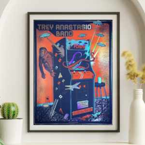 Trey Anastasio - College Street Music Hall New Haven CT April 27 2019 FOIL - Live Concert Poster Wall Art Print - 200034