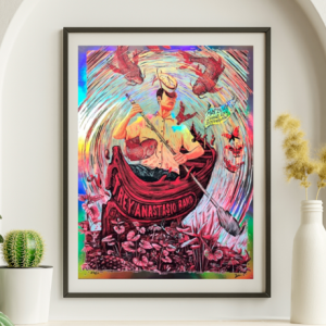 Trey Anastasio - Jannus Live St Petersburg FL May 28 2019 FOIL - Live Concert Poster Wall Art Print - 200068
