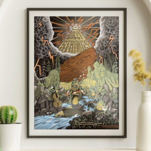 Billy Strings - Red Rocks Morrison CO, May 11, 2023 - Live Concert Poster Wall Art Print - 112005