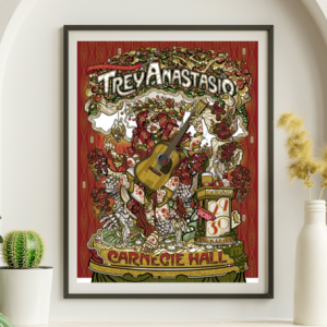 Trey Anastasio - Carnegie Hall NYC October 29 2019 - Live Concert Poster Wall Art Print - 200030