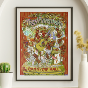 Trey Anastasio - Carnegie Hall NYC October 29 2019 FOIL - Live Concert Poster Wall Art Print - 200031