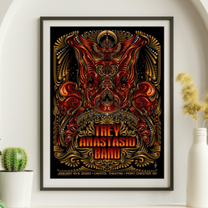 Trey Anastasio - Capital Theater Portchester NY January 10 2020 - Live Concert Poster Wall Art Print - 200035