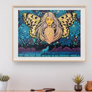 Trey Anastasio - Red Rocks Morrison CO May 22 2022 - Live Concert Poster Wall Art Print - 200002