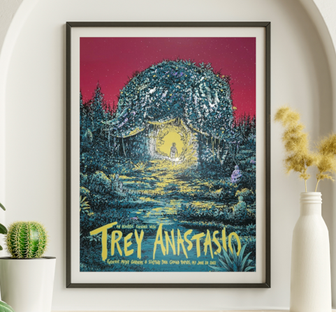 Trey Anastasio - Frederik Meljer Gardens Grand Rapids MI June 20 2022 - Live Concert Poster Wall Art Print - 200020