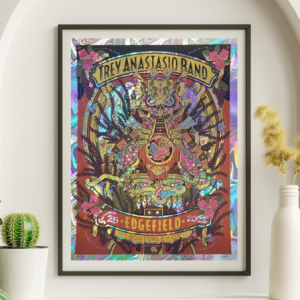 Trey Anastasio - Edgefield Troutdale OR September 25 2022 FOIL - Live Concert Poster Wall Art Print - 200023