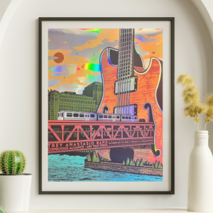 Trey Anastasio - Chicago Theater Chicago IL October 28 2022 FOIL - Live Concert Poster Wall Art Print - 200011