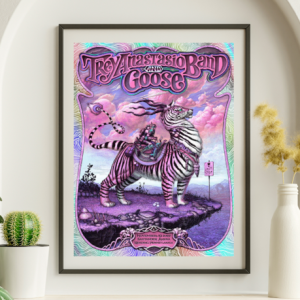 Trey Anastasio - Santander Arena Reading PA November 29 2022 FOIL 2 - Live Concert Poster Wall Art Print - 200008
