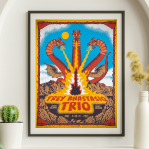 Trey Anastasio - Mission Ballroom Denver CO June 9 2023 - Live Concert Poster Wall Art Print - 200062