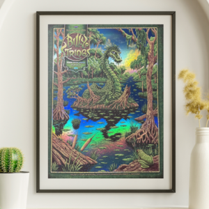Billy Strings - State Farm Arena Atlanta GA, February 21, 2025 FOIL - Live Concert Poster Wall Art Print - 112008