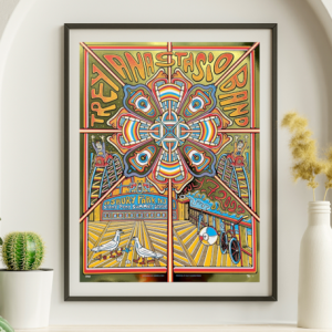 Trey Anastasio - Stone Pony Stage Asbury Park NJ July 7 2023 FOIL - Live Concert Poster Wall Art Print - 200032