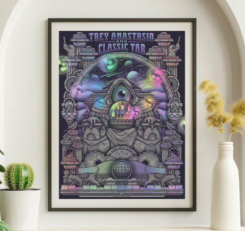 Trey Anastasio - Georgia Theater Athens GA September 20 2023 FOIL - Live Concert Poster Wall Art Print - 200050
