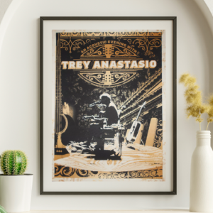 Trey Anastasio - Springfield Symphony Hall Springfield MA March 8 2025 - Live Concert Poster Wall Art Print - 200049