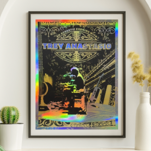 Trey Anastasio - Springfield Symphony Hall Springfield MA March 8 2025 FOIL - Live Concert Poster Wall Art Print - 200010