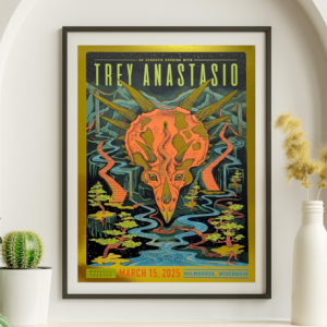 Trey Anastasio - Riverside Theater, Milwaukee WI March 15 2025 FOIL - Live Concert Poster Wall Art Print - 200042