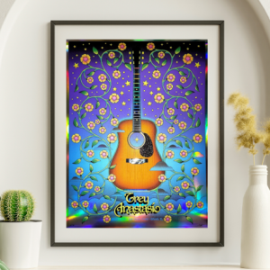 Trey Anastasio - Disney Theater Orlando FL March 26 2025 FOIL - Live Concert Poster Wall Art Print - 200005