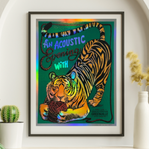 Trey Anastasio - Peace Center Greenville SC April 2 2025 FOIL - Live Concert Poster Wall Art Print - 200039