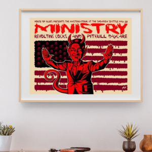 Ministry - Showbox Seattle WA May 28 2006 - Live Concert Poster Wall Art Print - 159002