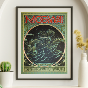 Mogwai - Grand Theater Dallas TX May 15 2011 - Live Concert Poster Wall Art Print - 162001