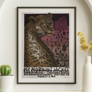 My Morning Jacket - Red Rocks Morrison CO August 3 2012 - Live Concert Poster Wall Art Print - 228001