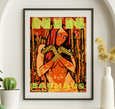 Nine Inch Nails - Red Rocks CO May 30 2006 - Live Concert Poster Wall Art Print - 168001