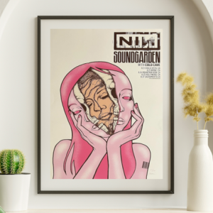 Nine Inch Nails - Chula Vista CA August 21 2014 - Live Concert Poster Wall Art Print - 168002