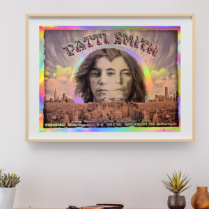 Patti Smith - Paradiso Amsterdam August 7 2018 NOT FOIL - Live Concert Poster Wall Art Print - 214001