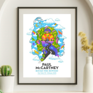 Paul McCartney - February Bowery NY 2025 - Live Concert Poster Wall Art Print - 169001