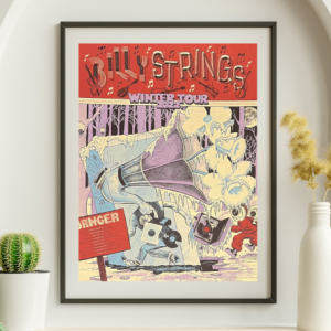 Billy Strings - Winter Tour 2022- Live Concert Poster Wall Art Print - 112012