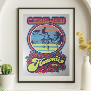Pearl Jam - Honolulu HI December 2 2006 - Live Concert Poster Wall Art Print - 170002