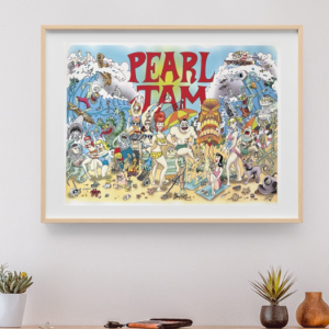 Pearl Jam - Viejas Arena San Diego CA October 9 2009 - Live Concert Poster Wall Art Print - 170010