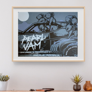 Pearl Jam - Adelaide Australia November 17 2009 - Live Concert Poster Wall Art Print - 170011