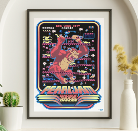 Pearl Jam - Madison Square Garden NY May 21 2010 - Live Concert Poster Wall Art Print - 170005