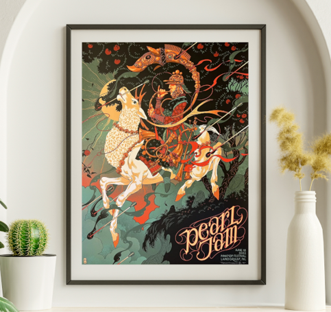 Pearl Jam - Pinkpop Festival Landgraff NL June 18 2022 - Live Concert Poster Wall Art Print - 170018