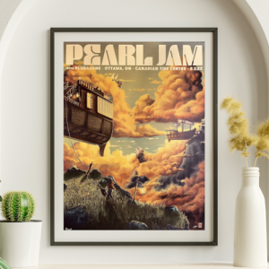 Pearl Jam - Canadian Tire Centre Ottawa CA September 3 3022 - Live Concert Poster Wall Art Print - 170019