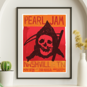 Pearl Jam - Bridgestone Arena Nashville TN May 6 2025 - Live Concert Poster Wall Art Print - 170029