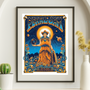 Pearl Jam - Bridgestone Arena Nashville TN May 8 2025 - Live Concert Poster Wall Art Print - 170030